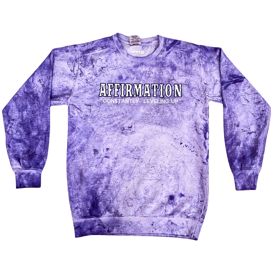 "Leveling Up" Affirmation Crewneck