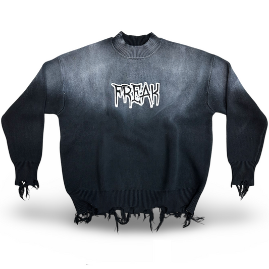 Distressed FREAK Sweater